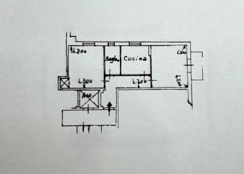 Planimetria - Trilocale via Piero Schiaffino, Camogli - foto 14