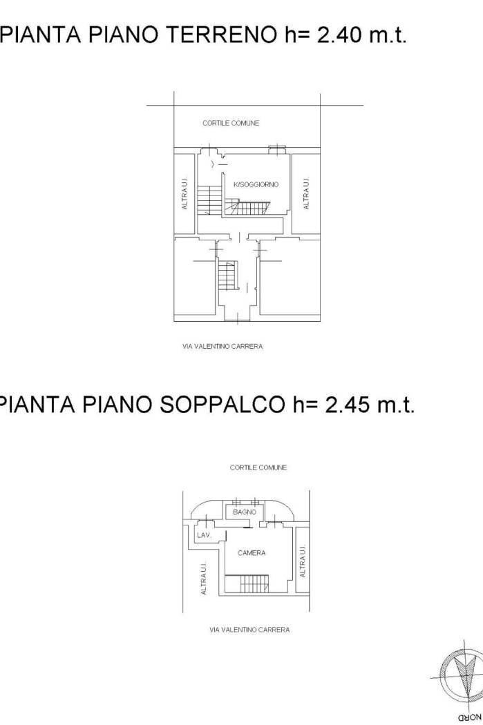 Bilocale via Valentino Carrera, 3, Torino (zona Parella) - planimetria 1