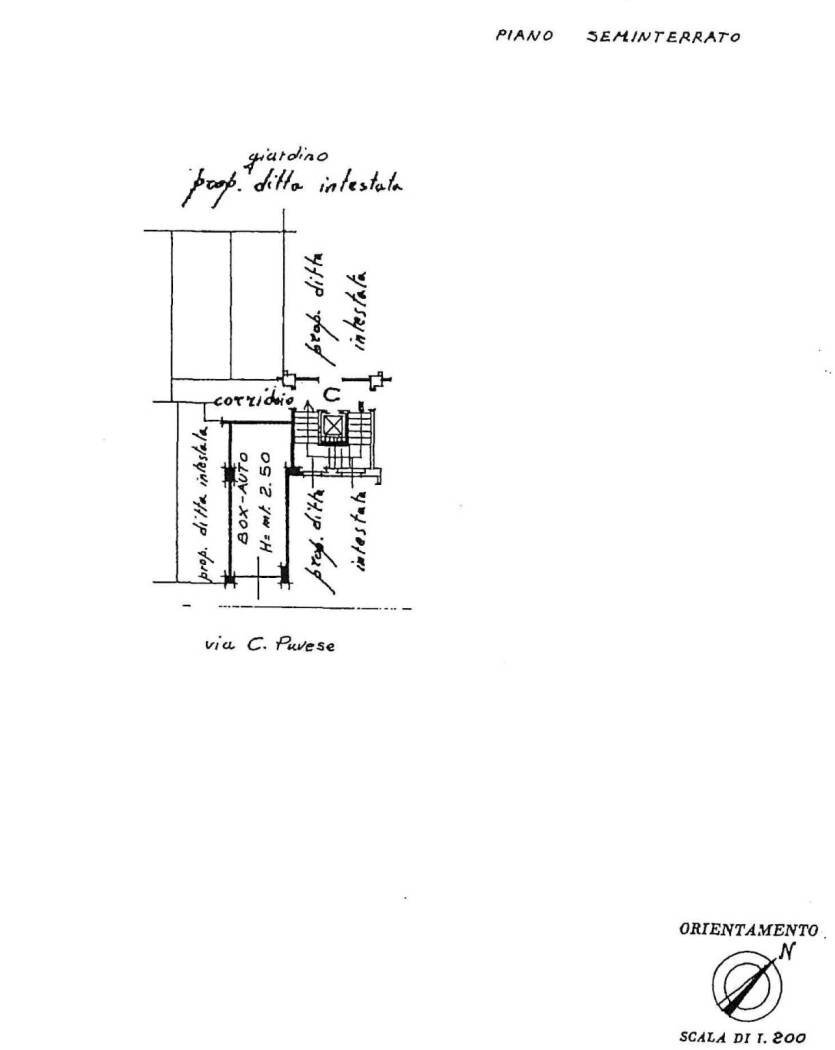Quadrilocale via Cesare Pavese, 36, Venaria Reale - planimetria 1