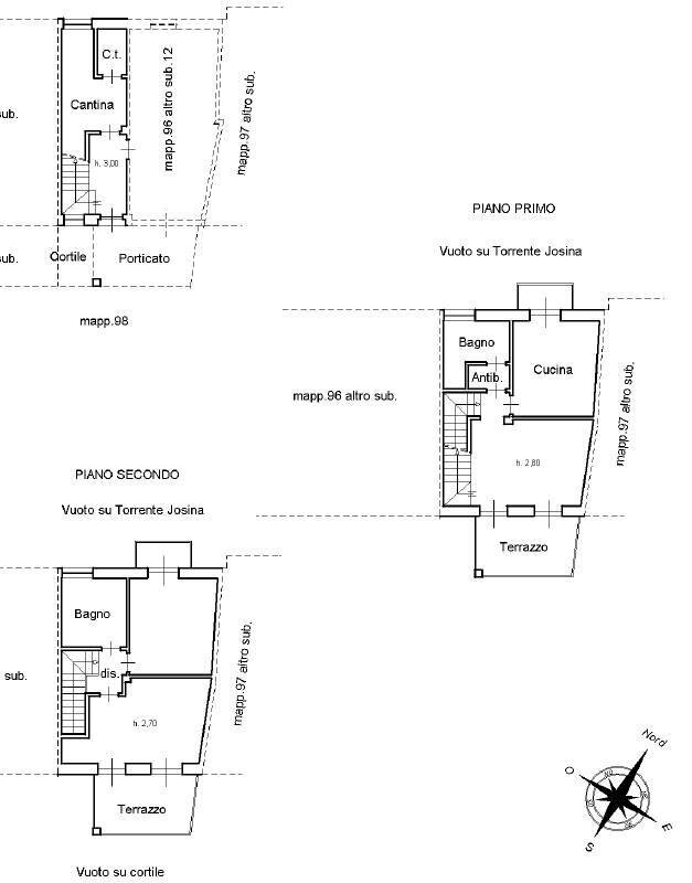 Casa indipendente Beinette - planimetria 1