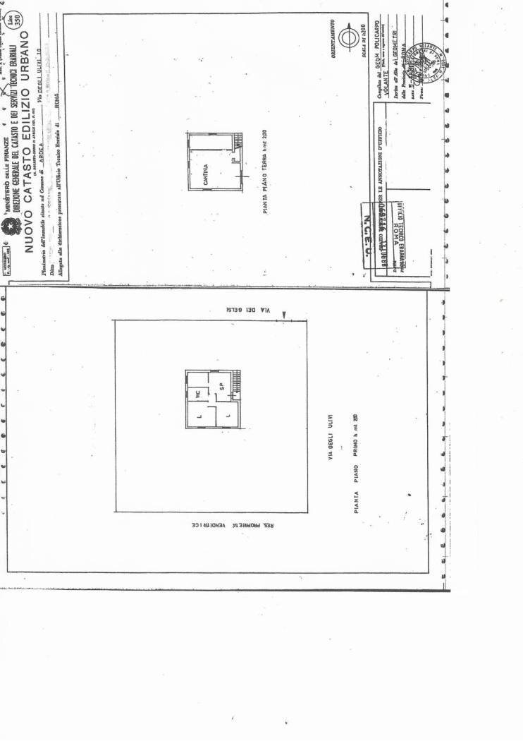 Villa via degli Olivi, Ardea - floor plans 1