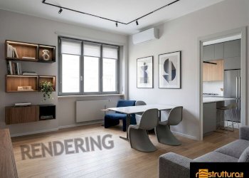 sala pranzo renderin - Attico via Oristano, 21, Torino - foto 5