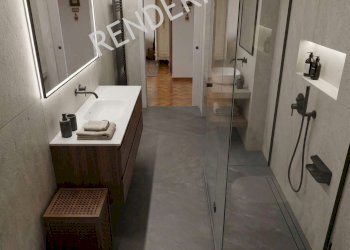 bagno rendering - Attico via Oristano, 21, Torino - foto 9