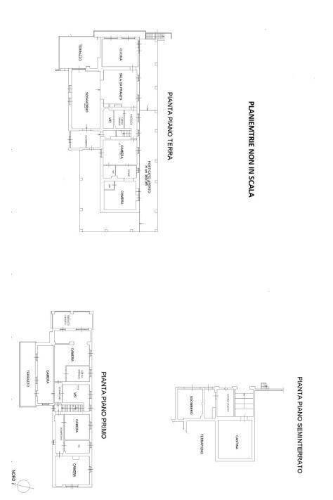 Villa via Bricco Scaiola, Monale - planimetria 1