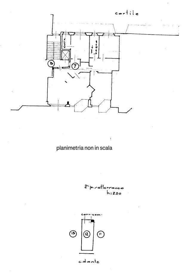 Appartamento corso Dante Alighieri, Asti - planimetria 1