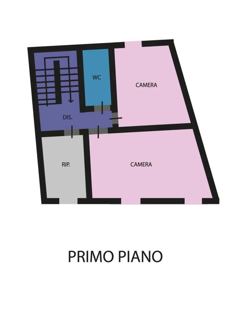 Casa indipendente via Castagnevizza, Ravenna - planimetria 1
