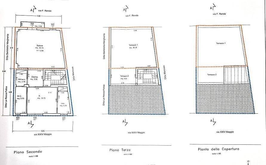 Casa indipendente corso dei Mille, Alcamo - planimetria 1