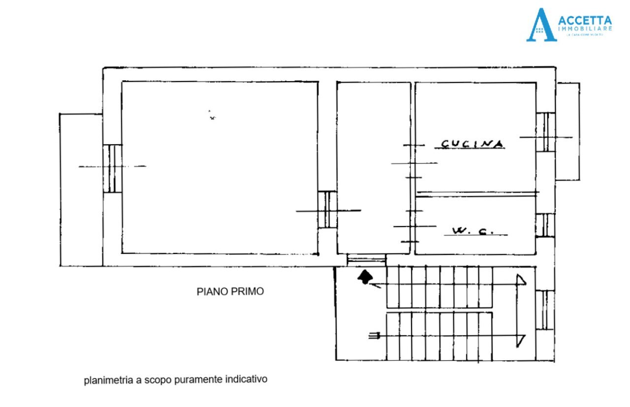 planimetria - Monolocale Via Friuli 11, Taranto - planimetria 1