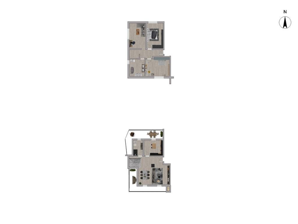 Appartamento Via Bra, Nichelino - planimetria 1