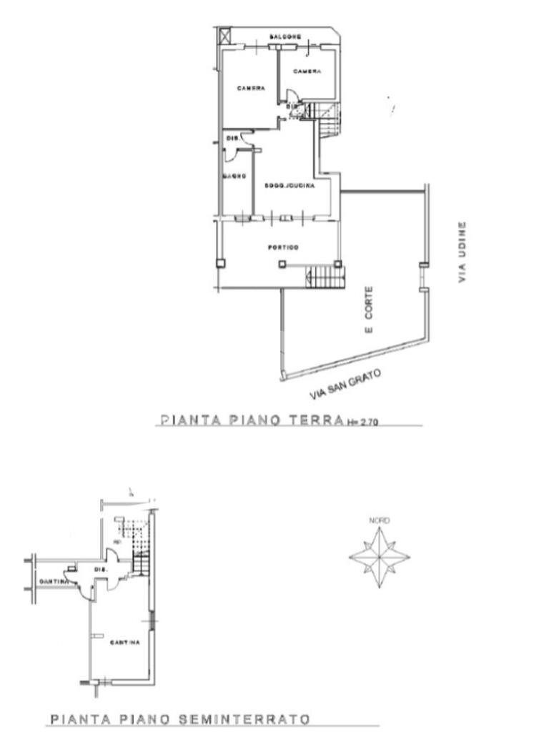 Trilocale Via Udine, Volpiano - planimetria 1