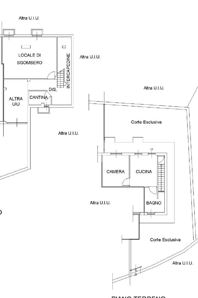 Porzione di casa Borgata modoprato, Giaveno - planimetria 1