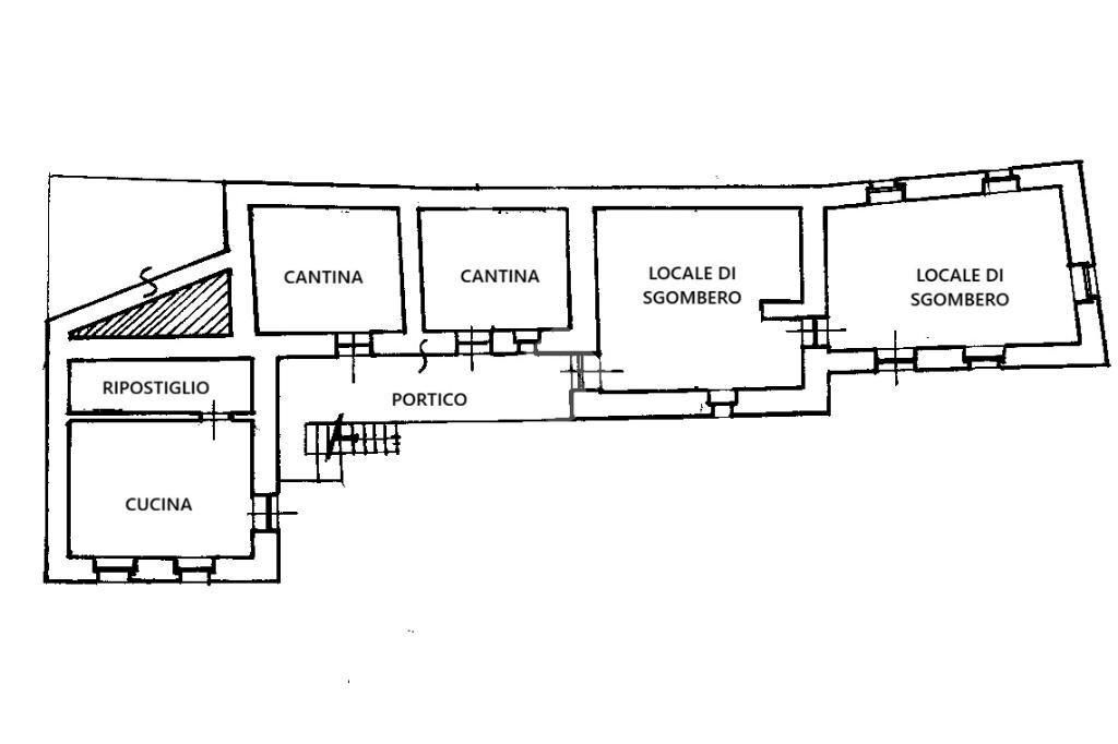 Casa indipendente Via Gorgia, Gambasca - planimetria 1