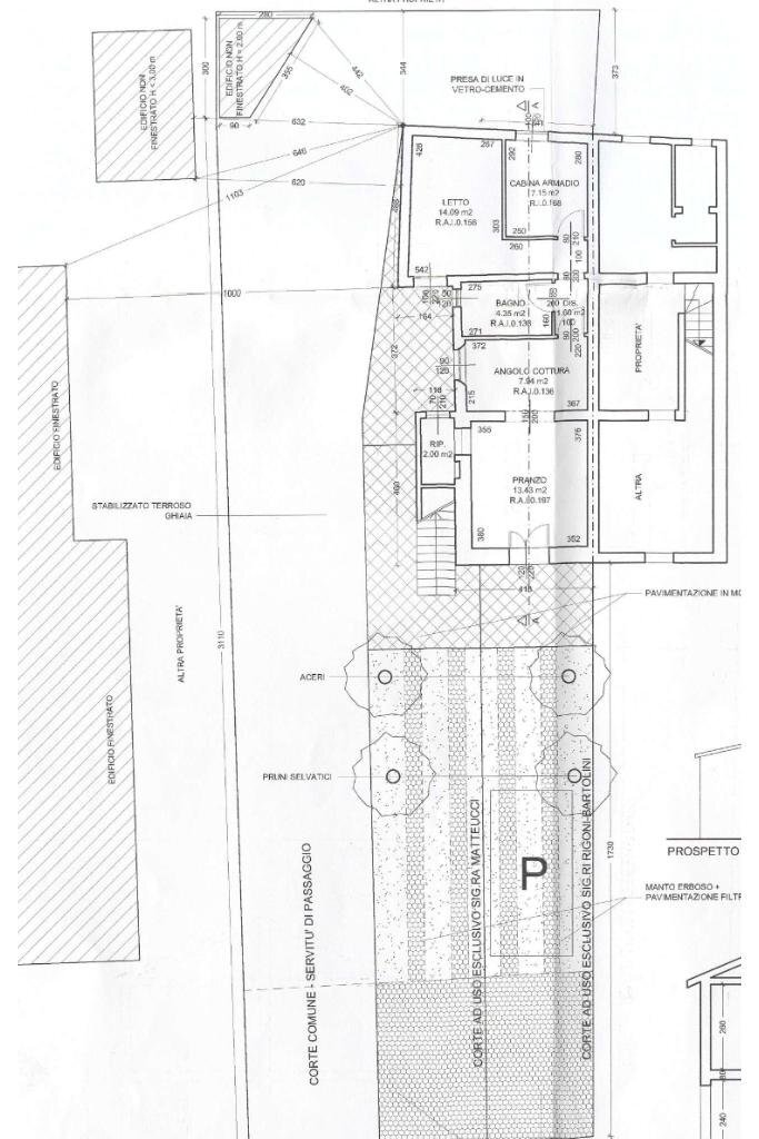 Trilocale Via Malva Sud, Cervia - planimetria 1