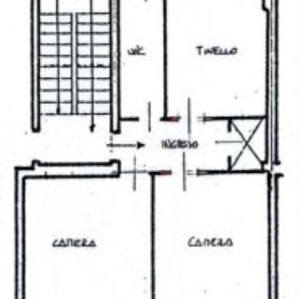 Trilocale Via Antonio Stoppani, 6, Cuneo (zona Cuneo Nuova) - planimetria 1