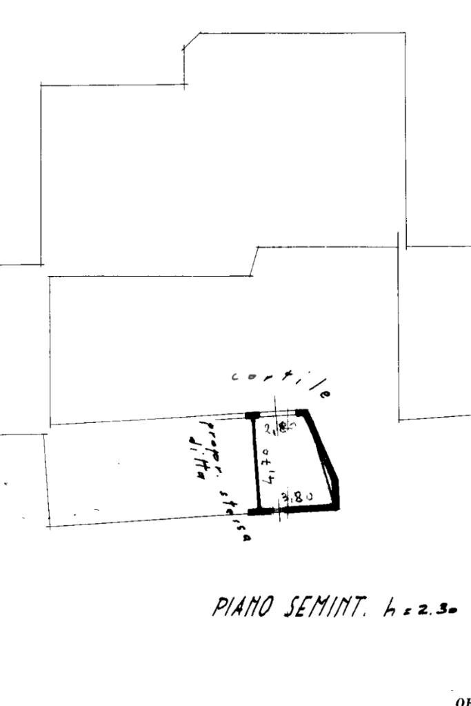 Three-room apartment Viale G. Matteotti, Cusano Milanino - floor plans 1