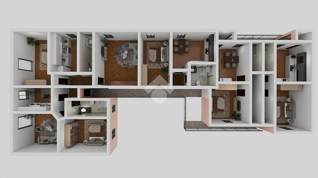 Stabile - Palazzo Piazza XXI Luglio, Robecco sul Naviglio - planimetria 1