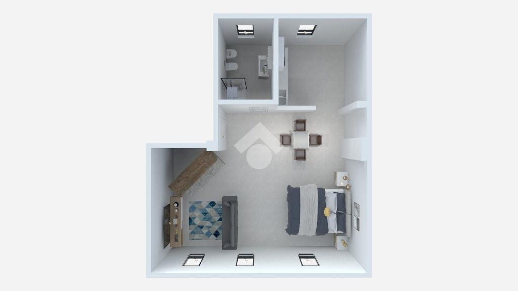 Monolocale Via Cavaglià, Santena - planimetria 1