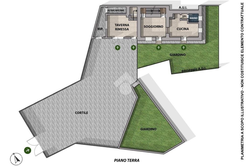 Casa semi indipendente Località Copin, Torre Pellice - planimetria 1