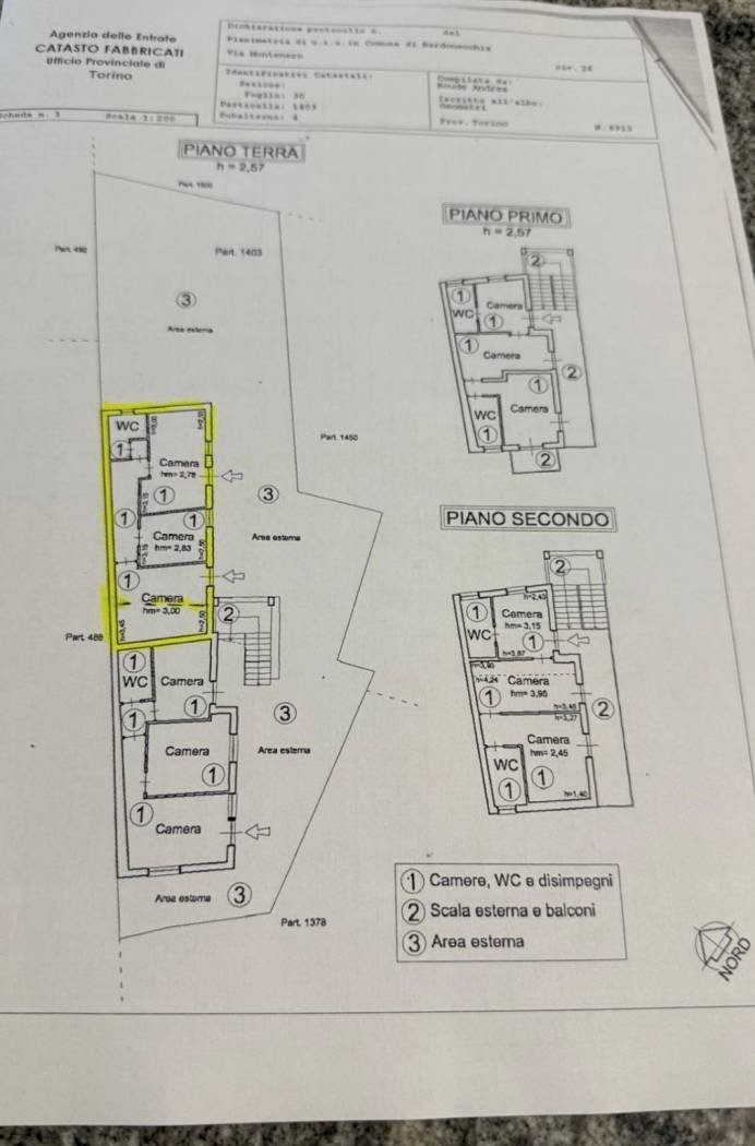 Appartamento via Montenero, Bardonecchia - planimetria 1