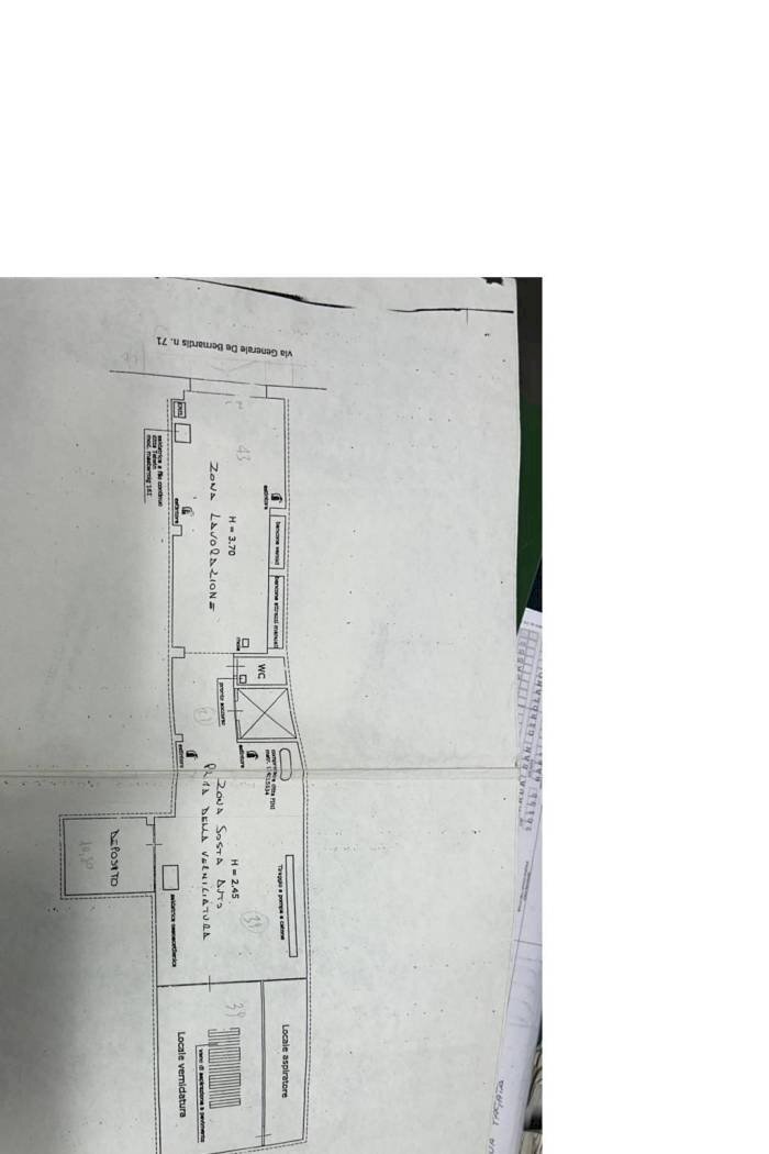 Negozio via Generale De Bernardis, 71, Bari - planimetria 1