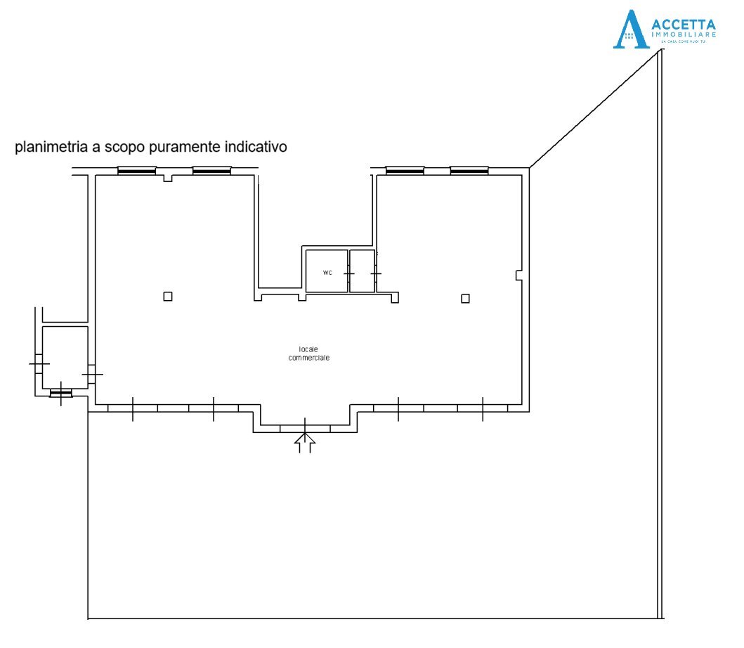 planimetria - Commercial Premises Corso Vittorio Emanuele II 11, Taranto - floor plans 1