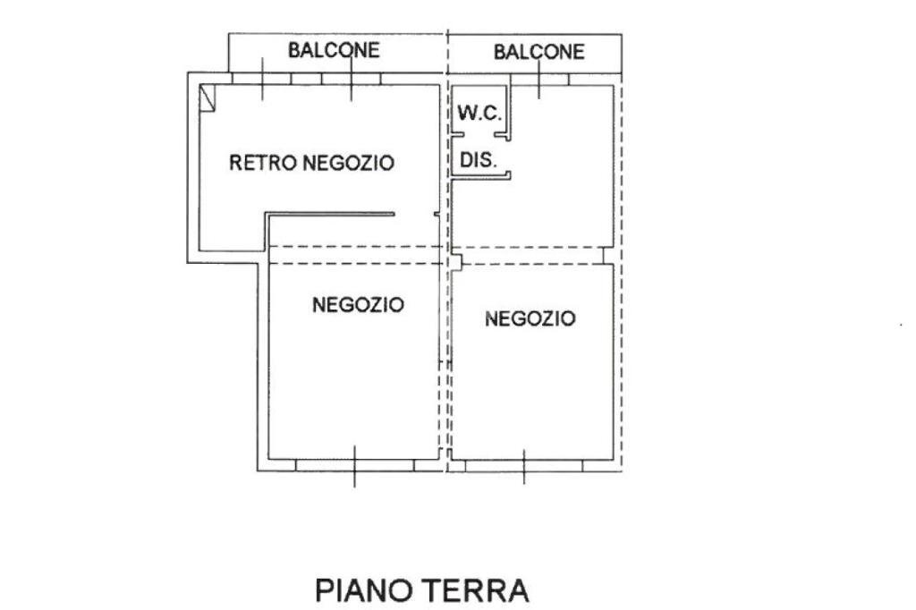 Shop via roma, Vallefoglia - floor plans 1
