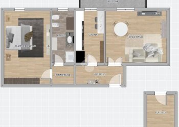 Two-room apartment Corso Italia, Vignola - photo 21