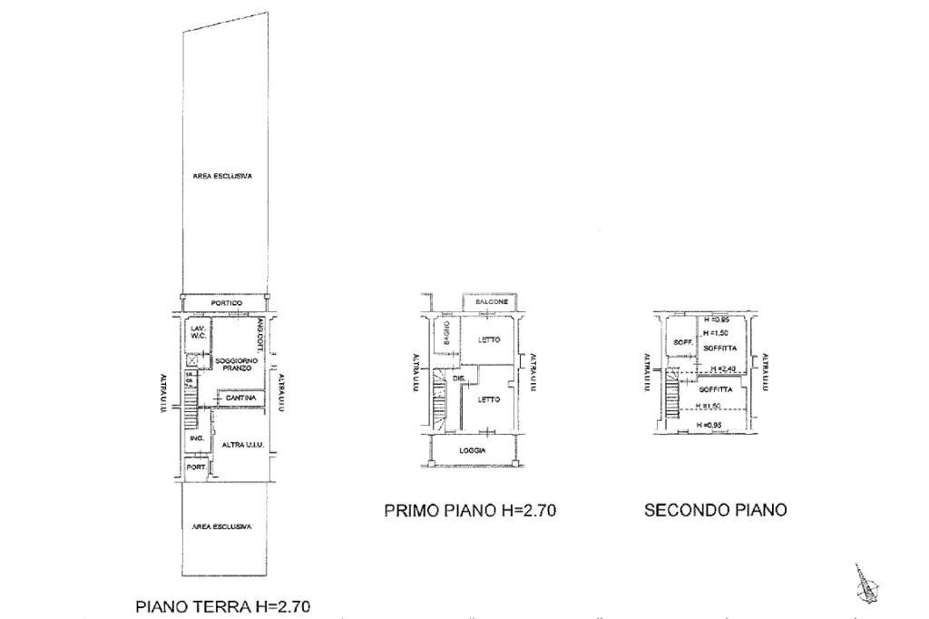 Villa a Schiera Via Prati Landi, Castelnovo di Sotto - planimetria 1