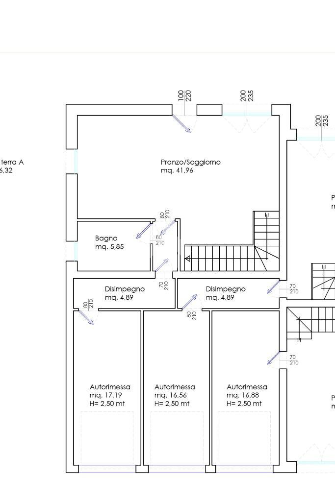 Porzione di casa Via Prospero Martelli, Vezzano sul Crostolo - planimetria 1