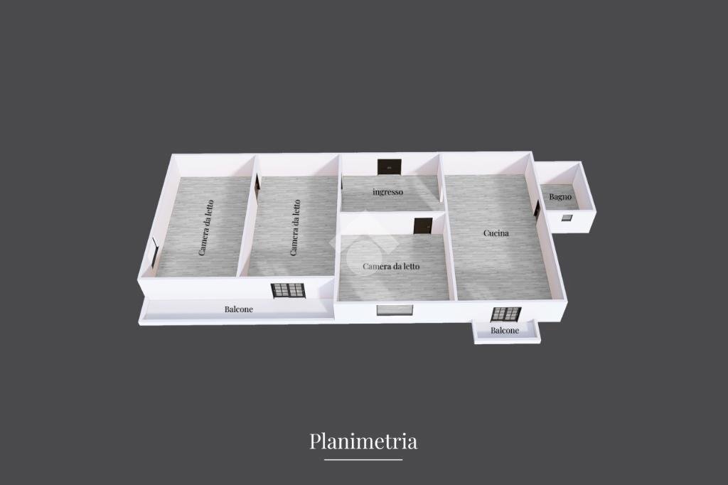 Appartamento Via Monsignore Daffra, Ventimiglia - planimetria 1