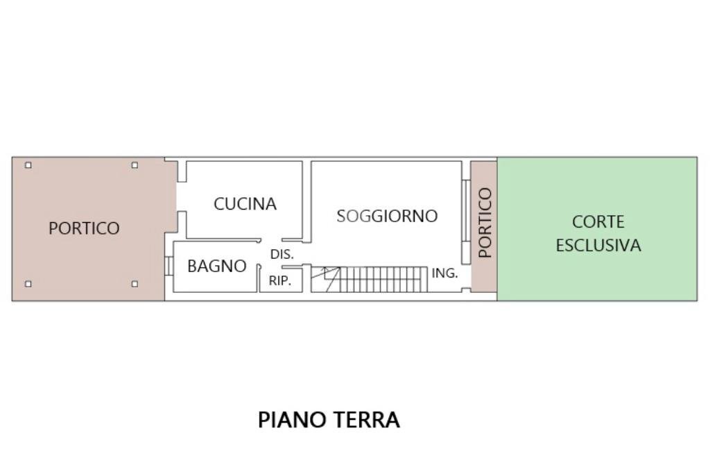 Villa a Schiera Via Aldo Moro, Poggio Renatico - planimetria 1