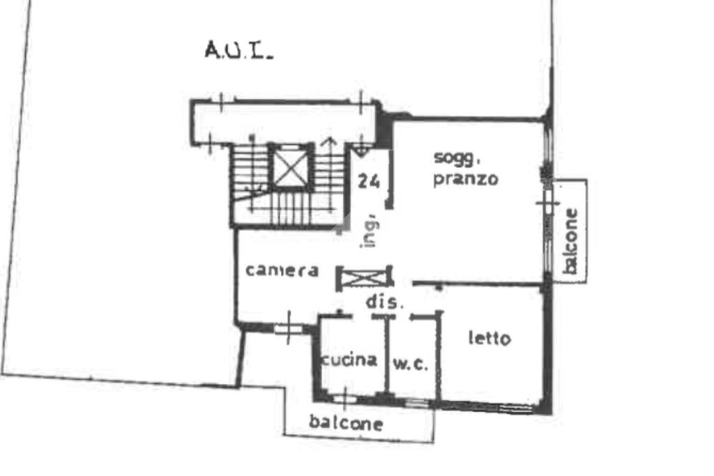 Trilocale Viale Giovanni Pascoli, Cesenatico - planimetria 1