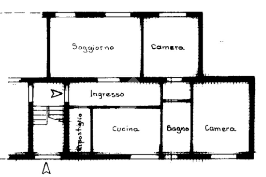 Quadrilocale Via A. Ruini, Vezzano Ligure - planimetria 1