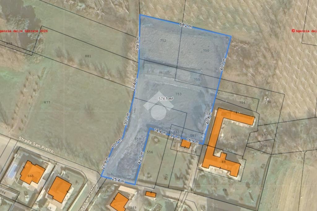 Terreno edificabile Strada San Pietro, Nizza Monferrato - planimetria 1