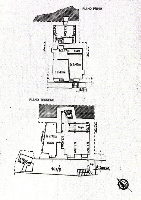 Casa semi indipendente Via Bedale, Snc, Macra - planimetria 1