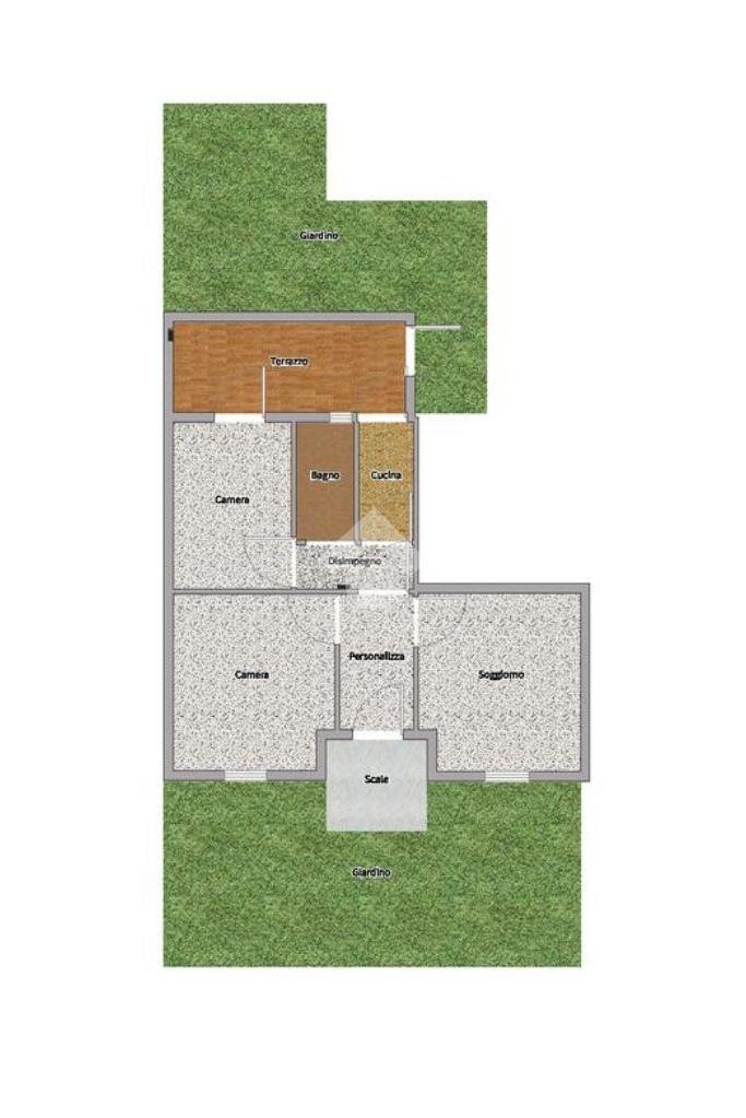 Villa Via Angelo Bisi, Milano (neighborhood Baggio) - floor plans 1