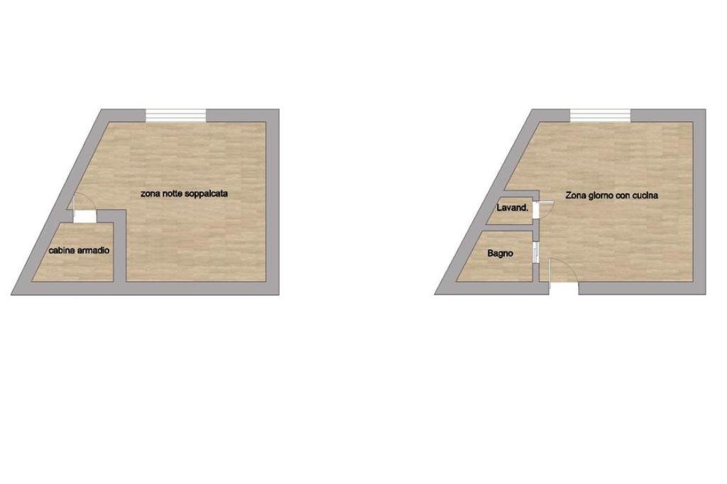 Loft Via Francesco Arese, Milano (neighborhood Isola) - floor plans 1
