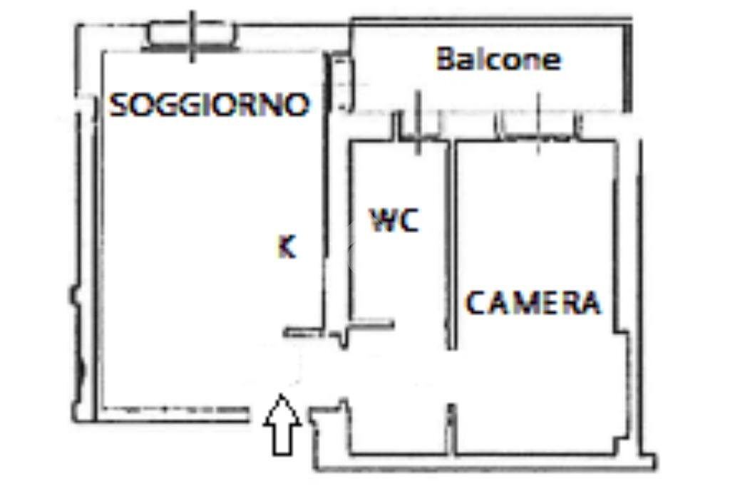 Bilocale Viale sarca, Milano (zona Bicocca) - planimetria 1