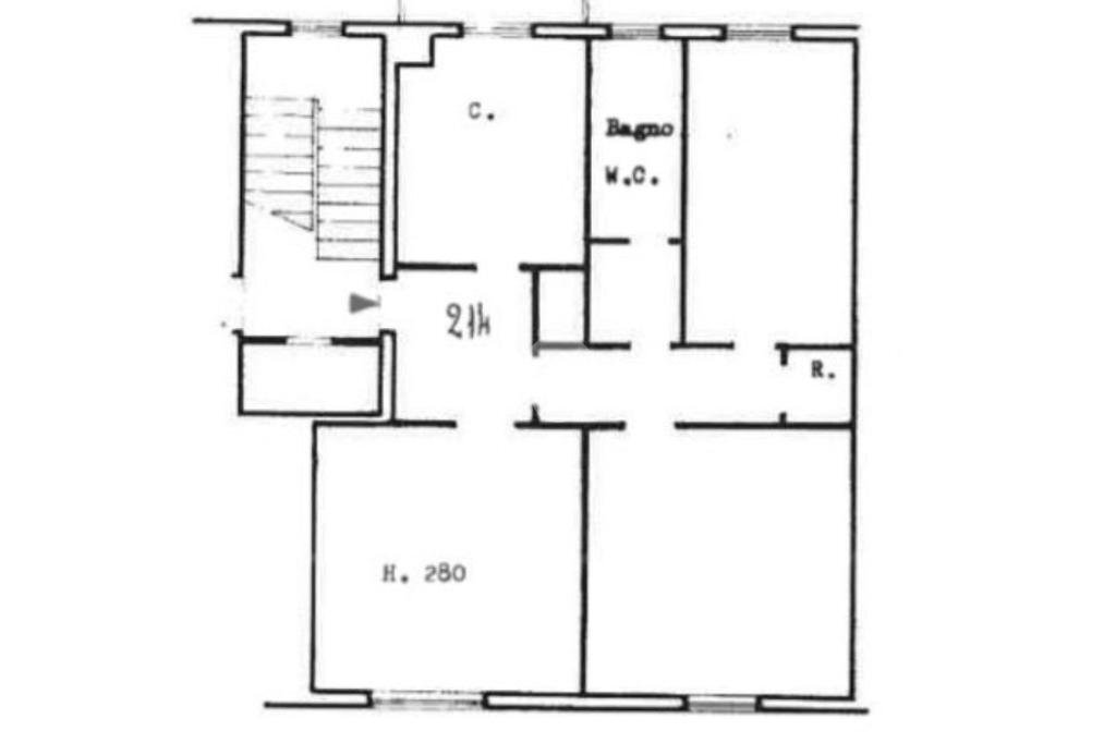 Trilocale Via agostino de pretis, Milano (zona Barona) - planimetria 1