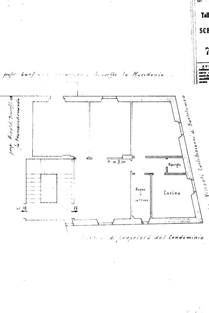 Appartamento Via corniglianod, Genova (zona Cornigliano) - planimetria 1