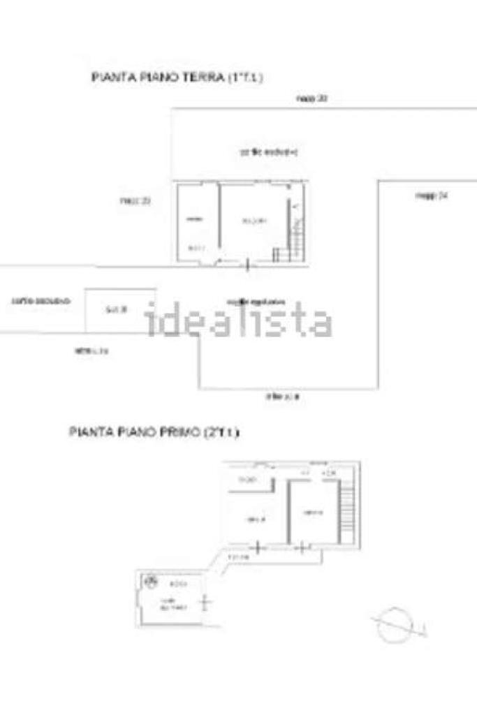 Casa semi indipendente Via Milano, Bosco Marengo - planimetria 1