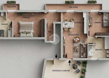 Three-room apartment Via S. Biagio, Cambiago - photo 30