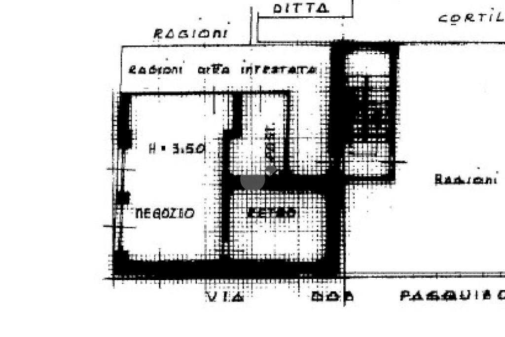 Negozio via della Libertà, Sant'Ilario d'Enza - planimetria 1