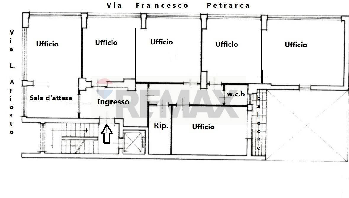 Pianta 2D - Office Via Ludovico Ariosto
 
16c, Palermo - floor plans 1