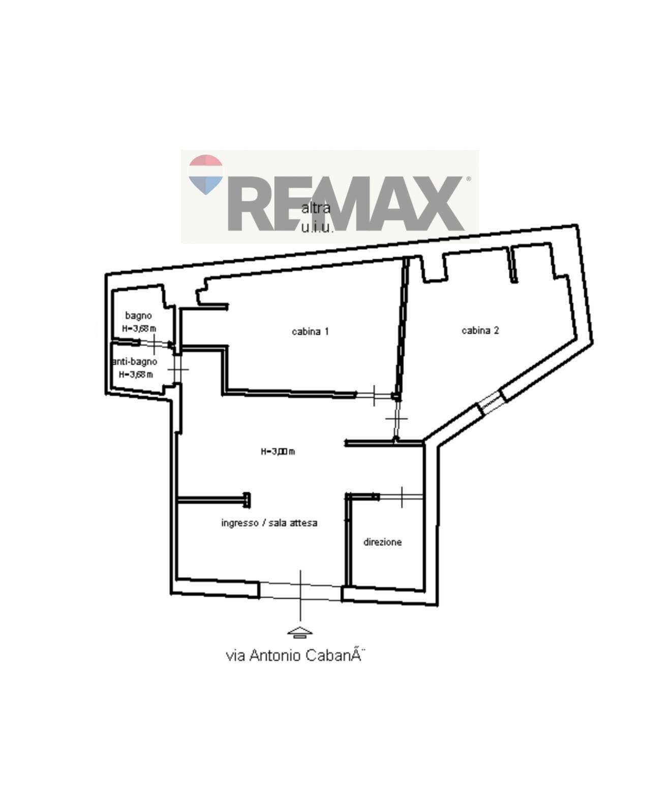 Pianta 2D - Negozio via cabane
 
2, Viagrande - planimetria 1
