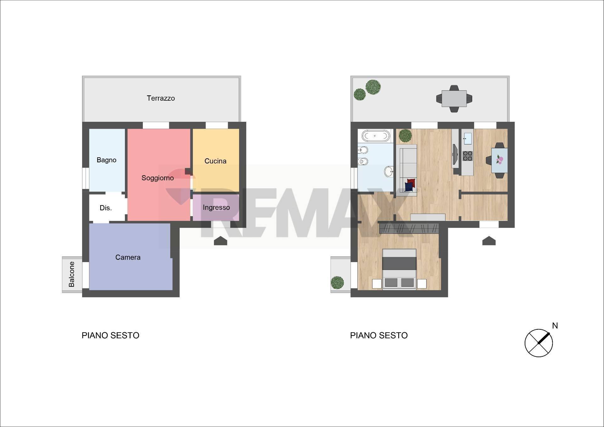 Pianta 2D - Bilocale Via Mosè Bianchi
 
3, Cernusco sul Naviglio - planimetria 1