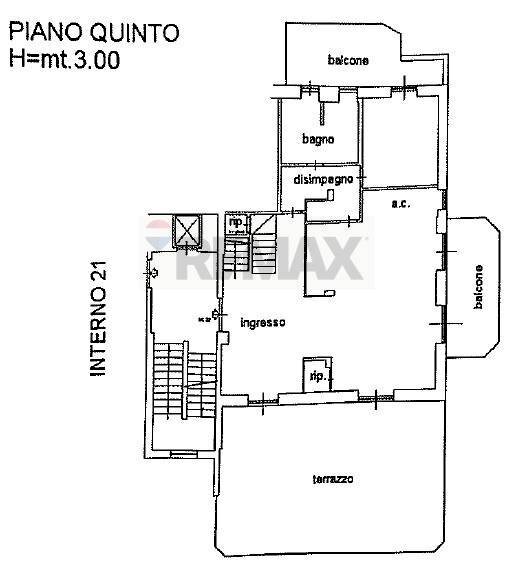 Pianta 2D - Appartamento Via Italo Svevo
 
29, Roma - planimetria 1