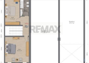 Pianta 2D - Casa semi indipendente Via gioberti
 
45, Viadana - foto 4