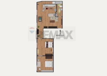 Pianta 2D - Three-room apartment Via Luigi Baccino Ospedale
 
26, Cairo Montenotte - photo 22