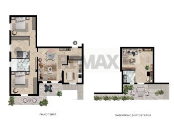 Pianta 2D - Quadrilocale Sarnico - foto 6